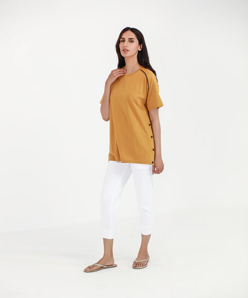 Women's Snap Button Tee